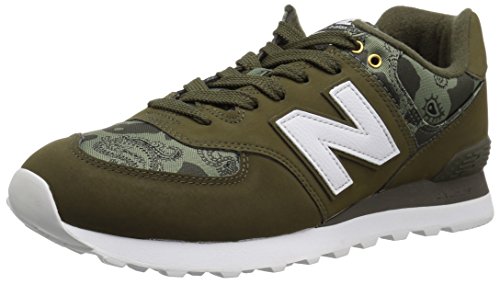 ML574PAA New Balance Men's 574 V2 Paisley Sneaker, Covert - Scratch & Dent