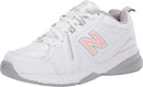 NEW BALANCE WOMEN'S 608 V5 CROSS TRAINER - WHITE/PINK - SIZE 5 - Brand New