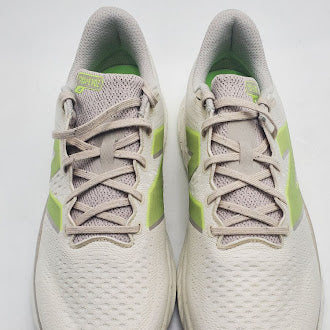 NEW BALANCE FRESH FOAM X EVOZ V3 MENS RUNNING - SIZE: MEN 11.5 - BEIGE WHITE - Like New