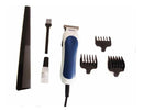 Wahl 9307-108 Mini T-Pro Corded T-Blade Hair Beard Precision Trimmer- WHITE/BLUE Like New