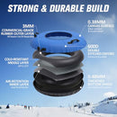 ZEALFEEL SNOW TUBE 45''/48'' RUBBER SNOW TUBES WITH CANVAS COVER - BLUE - Like New