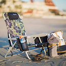 Lightspeed Outdoors Reclining Beach Chair Lightweight Folding Chair Hibiscus - Brand New