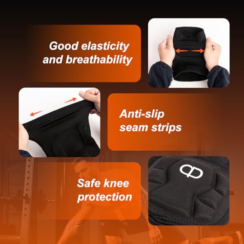 DA KNEE PADS THICK SPONGE ANTI SLIP ANTI COLLISION KNEE PADS SIZE MEN L WOMEN L - Like New