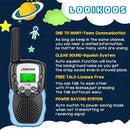LOOIKOOS Walkie Talkies for Kids 3 KMs Long Range Boys and Girls 3 Pack - BLACK - Like New