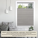 ACHIM HOME FURNISHINGS CORDLESS WINDOW SHADES 33 INCH BY 64 INCH - DOVE GREY - Brand New