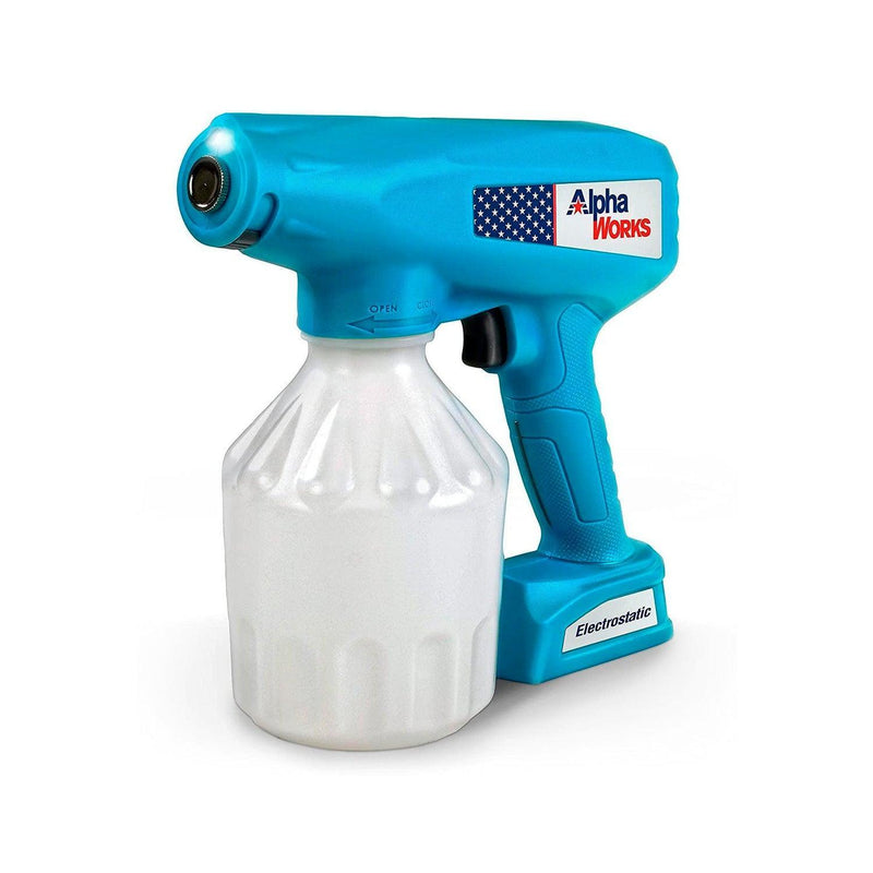 AlphaWorks Electric Handheld ULV Electrostatic Sprayer - 12V 34Oz, For Cleaning,