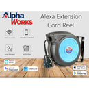 AlphaWorks Mountable Retractable Extension Smart Cord Reel (Alexa, Google Home