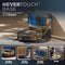 SHARK VACUUM & MOP COMBO POWERDETECT NEVERTOUCH SELF-EMPTYING RV2820YE - BLACK - Like New