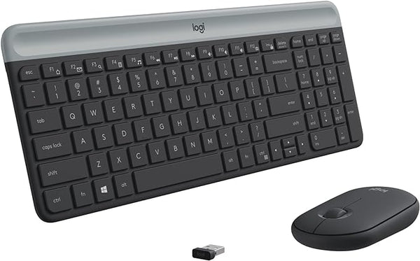 Logitech MK470 Slim Wireless Keyboard and Mouse Combo Modern Compact Layout Like New