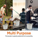 Mop Bucket for Cleaning 4.25 Gallon Bucket Grey Durable Plastic Pail -Superio - Brand New