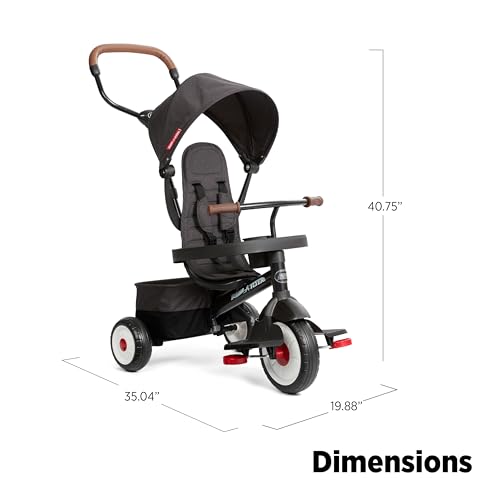 RADIO FLYER TODDLER BIKE, KIDS BIKE, TRICYCLE TODDLER TOYS 1-5 Year 492 - Black - Like New