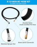 HYGIE RINSE K-1219935-BC HOSE KIT, KOHLER Pull Down Kitchen Faucet, 68" - BLACK - Like New