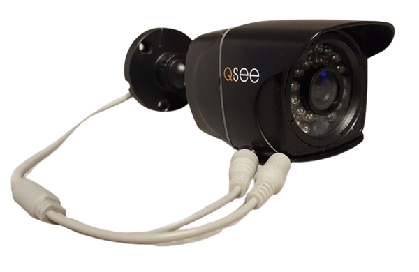 QSee Indoor/Outdoor Night Color Bullet Security Camera 12V QD9701B4 - Black Like New