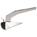 Norestar Stainless Steel Wing Boat Anchor Delta Style Plow Anchor 22 lbs Silver - Brand New
