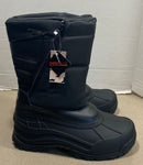 THERMOLITE WATERPROOF WINTER BOOTS - SIZE: MEN 10 - BLACK - Like New