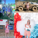 WIDEPAMY MENS WOMENS AMERICAN FLAG OVERALLS DENIM BIB SHORTS - MEN M WOMEN M - Brand New