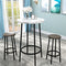 AWQM 3 Piece Bar Table Set, Round Bistro Table and Chairs, Small Bar Table Set - Like New