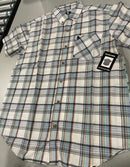 BLACK HORSE WOVEN PLAID SHIRT - MENS M - MULTICOLOR WOVEN PLAID - Brand New
