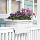 Root & Vessel Countryside Rail Planter White 24" B07XSTMSGJ - NEW - Brand New