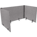 Lumeah Adjustable Desk Screen Returns 48 to 78 x 29 x 26.5 Grey LUAD48301G - Brand New