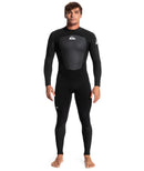 Quiksilver Mens 4/3 Prologue Back Zip Wetsuit - Black | Medium - Brand New