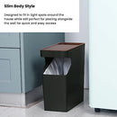 Home Zone Living 1.7 Gallon Small Trash Can Virtuoso Collection 2-Pack - Brand New