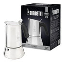 BIALETTI NEW VENUS COFFEE MAKER, 10-CUP, STAINLESS STEEL VENUS10 - SILVER - Like New