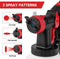 Eastvolt Paint Sprayer, 750W HVLP, 4 Nozzles, 3 Patterns, EVASG1000 - Black/Red Like New