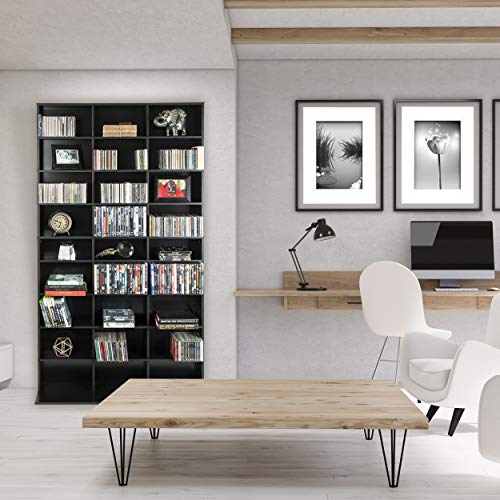 ATLANTIC ELITE XL MEDIA STORAGE CABINET, PN 38408117, 38408117-BLK - BLACK - Like New