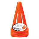 FRANKLIN SPORTS MLS FLEXI CONES 4CT POLYETHYLENE FIELD EQUIPMENT - BRIGHT ORANGE - Like New