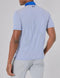 1361823 Under Armour Men's Performance Stripe Golf Polo Royal/Academy Blue L - Brand New