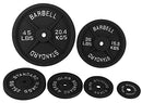 FITVIDS CAST IRON PLATE WEIGHT STRENGTH TRAINING WEIGHTLIFTING MULTIPLE SIZES - Like New