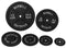 FITVIDS CAST IRON PLATE WEIGHT STRENGTH TRAINING WEIGHTLIFTING MULTIPLE SIZES - Like New