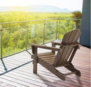 TRAPPER'S PEAK CLASSIC FOLDING OUTDOOR ADIRONDACK CHAIR - COFFEE - Like New