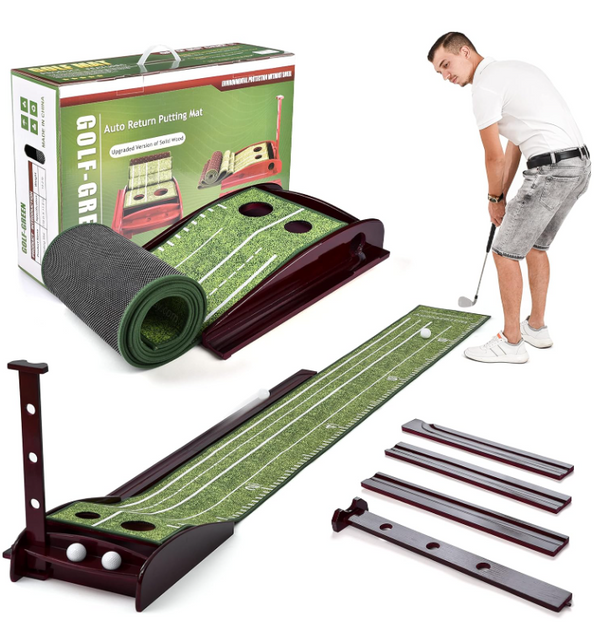 BRITENWAY 2H Golf Putting Green Mat Indoor & Outdoor Practice - Scratch & Dent