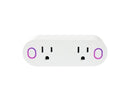 TOVA DUAL SMART WI-FI PLUG - WHITE - Like New