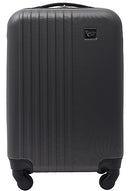 TRAVELERS CLUB COSMO HARDSIDE SPINNER LUGGAGE CARRY-ON 20-INCH - CHARCOAL GRAY - Brand New