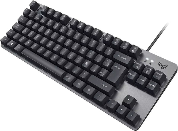 LOGITECH K835 TKL WIRED MECHANICAL KEYBOARD - (SPANISH LAYOUT) - BLACK/GRAY - Like New