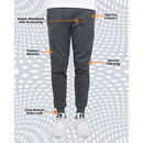 BASTION TRAIL MEN'S FLEECE DRAWSTRING JOGGER PANTS - SIZE: MEN 2XL - CHARCOAL - Brand New