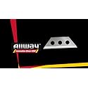 ALLWAY DSP100 3-NOTCH UTILITY KNIFE BLADES WITH DISPENSER SHARP POINT 100 PACK - Like New