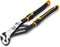 GEARWRENCH Pitbull Tongue Groove Dual Pliers K9 4 PIECE 82594C - Black/Yellow - Like New