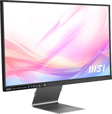 MSI MODERN MD271UL 27" MONITOR 3840 X 2160 (UHD) IPS 60 HZ 4MS HDMI - SILVER - Like New
