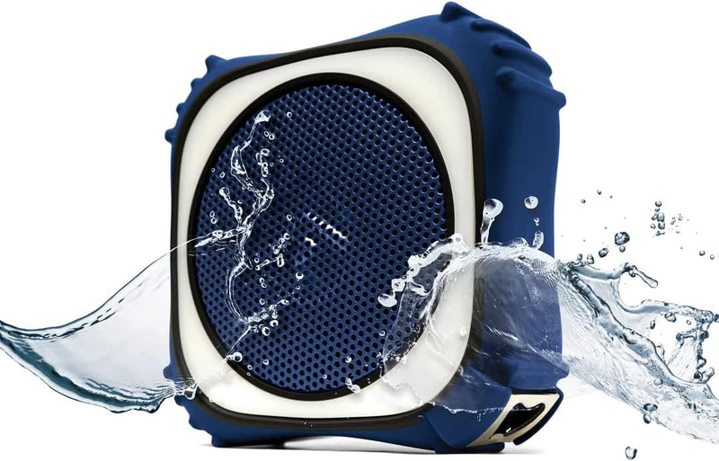 ECOXGEAR EcoEdge Pro Waterproof Bluetooth Speaker - BLUE Like New
