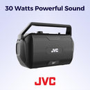 JVC ROVER PORTABLE INDOOR/OUTDOOR BLUETOOTH SPEAKER 30 WATTS - BLACK - Like New