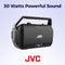 JVC ROVER PORTABLE INDOOR/OUTDOOR BLUETOOTH SPEAKER 30 WATTS - BLACK - Like New