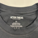 ACTION THREAD APARREL LIGHTWEIGHT LONG SLEEVE TEE SWEATER MENS - XL - BLACK - Brand New