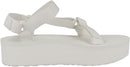 TEVA WOMENS FLATFORM UNIVERSAL - SIZE 7 - BRIGHT WHITE - Like New