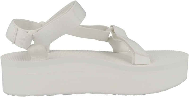 TEVA WOMENS FLATFORM UNIVERSAL - SIZE 7 - BRIGHT WHITE - Like New