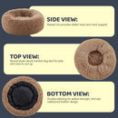 inspaws Calming Dog Bed for Medium Large Dogs, Washable 31" B0CPY1XBL6 - Brown - Brand New