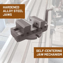 Exxo Self Centering Vice 2" - Heavy Duty Alloy Steel Fixed Vise EXXO-7099 - Gray Like New
